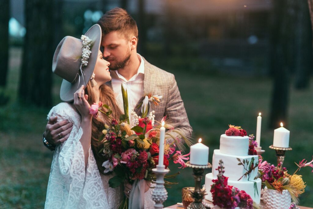 Seasonal Wedding Cake